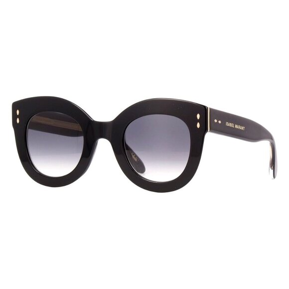 New ISABEL MARANT Black Cat Eye IM 0073 8079O Sunglasses Women - Picture 1 of 4
